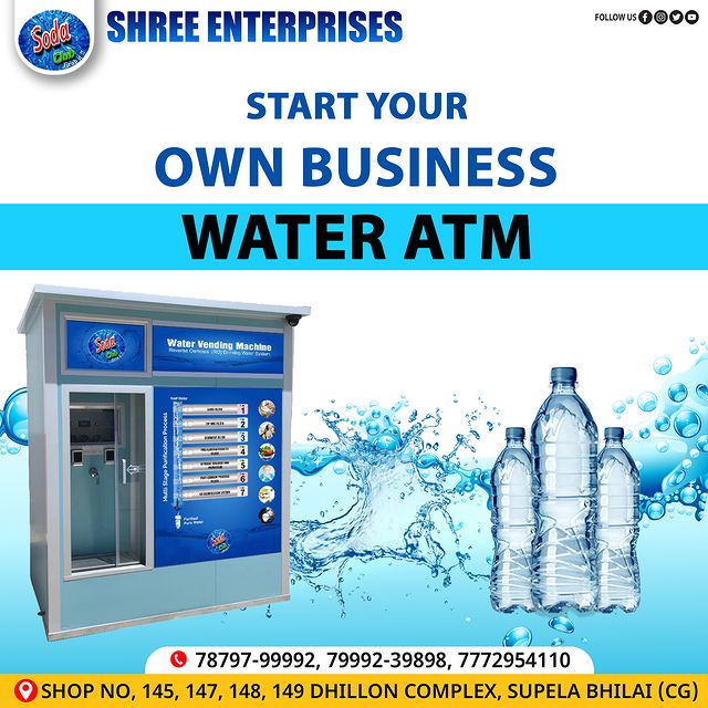 Water ATM making machine Manufacturer in India