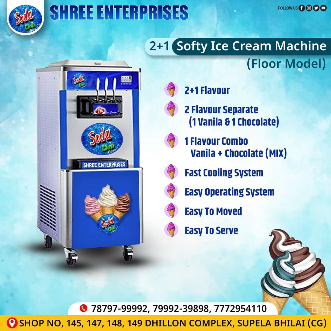 Softy Ice Cream Machine Manufacturers in India