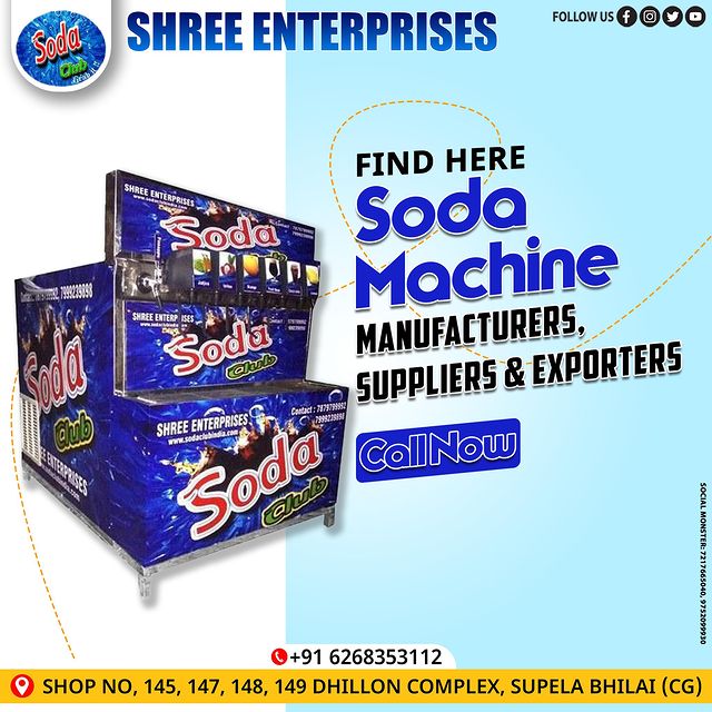  soda machine manufacturer