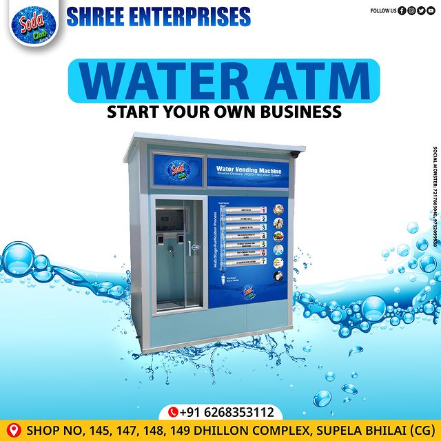 Water ATM making machine Manufacturer in India