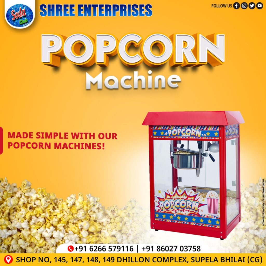 Popcorn Vending Machine Supplier in Mizoram, India