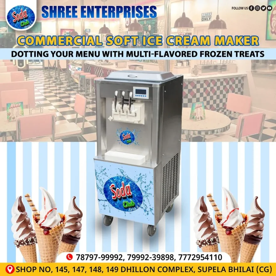 Softy Ice Cream Machine Manufacturers in Chhattisgarh